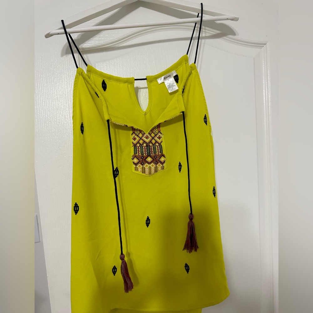 Baby doll string tie blouse.  size small